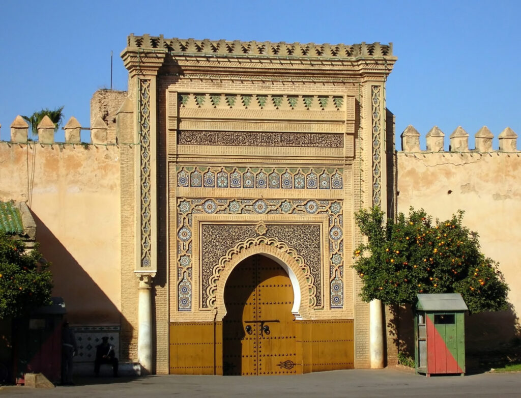 Una de las cosas que ver en Meknes es el palacio del sultan Ismail.