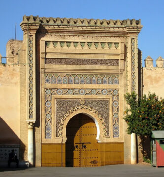 Una de las cosas que ver en Meknes es el palacio del sultan Ismail.